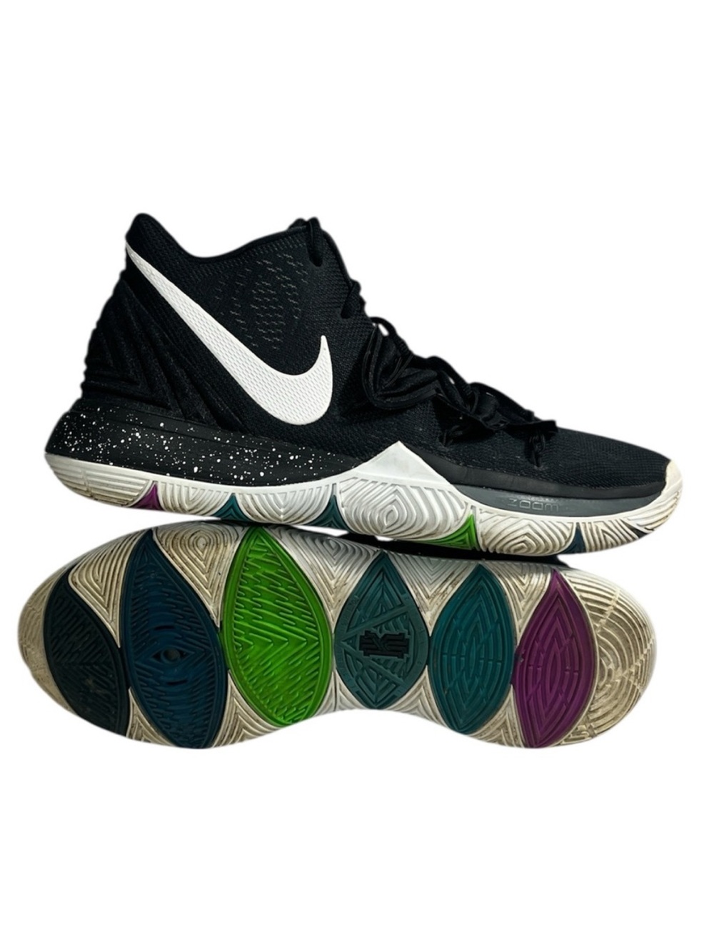 Nike Kyrie 5 Black Magic Basketball Shoes Mens 13.5 AO2918-901